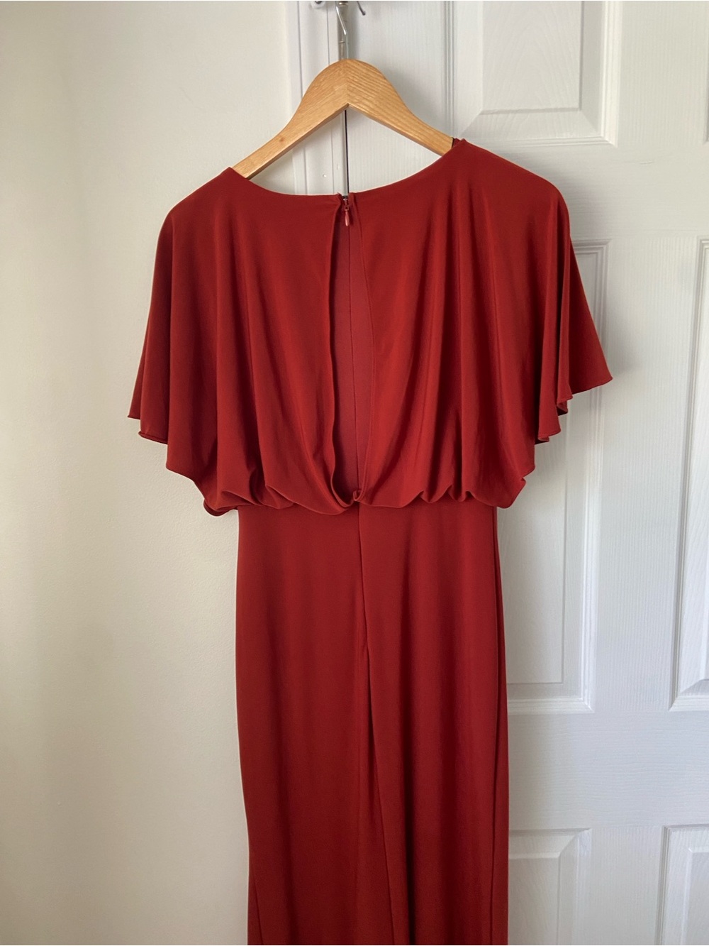 BHLDN Anthropologie Lena Dress red/wine size 4 - Picture 5 of 9